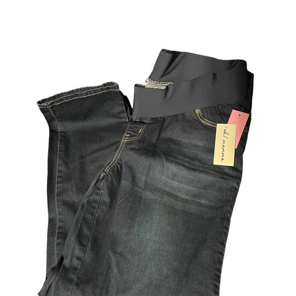 Oh Mamma Maternity Jeans Pants Size 1X or 2X - Picture 2 of 6